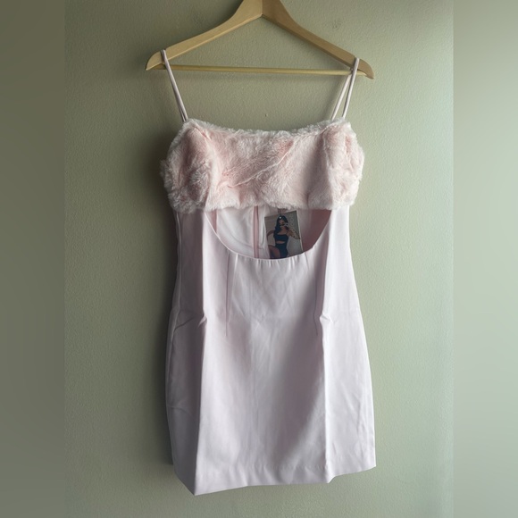 naked wardrobe Dresses & Skirts - New Naked Wardrobe Women Light Pink Mid Dress Size Large